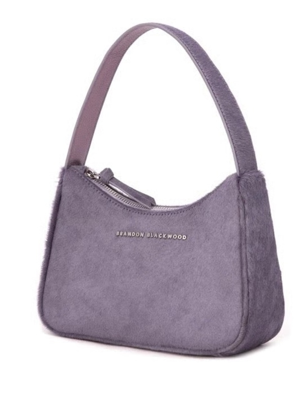 Brandon Blackwood Purple Ponyhair Syl Bag